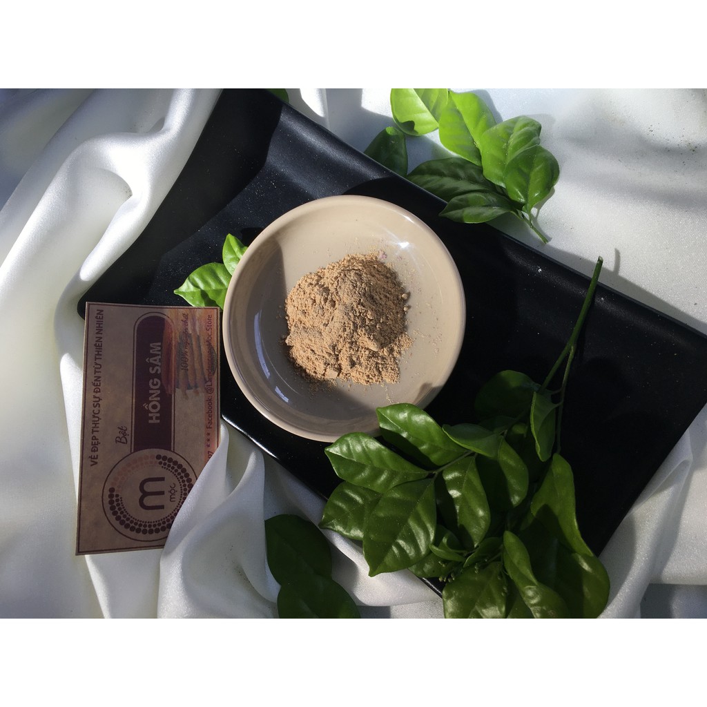 Bột Hồng Sâm thiên nhiên đắp mặt nạ nguyên chất 10g