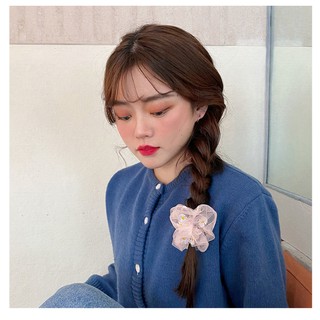 Dây Buộc Tóc Hoa Cúc Scrunchies
