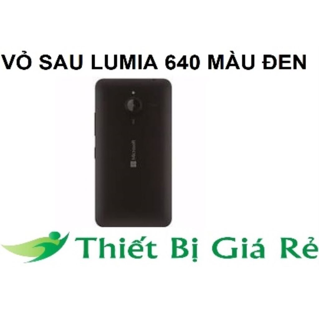 VỎ SAU LUMIA 640 MÀU ĐEN