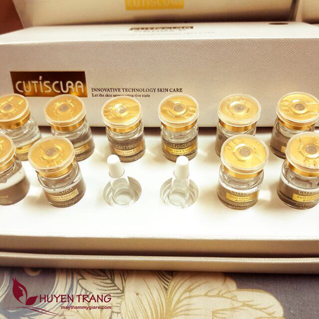Tế Bào Gốc Hàn Quốc CUTISCURA Mụn, Trắng Da, Trẻ Hóa, Nám Tàn Nhang - Thẩm Mỹ Huyền Trang NANOCEE