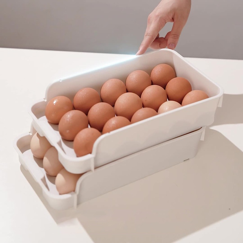 Giá Đỡ Trứng 15 Ngăn Tiện Dụng Cho Tủ Lạnh