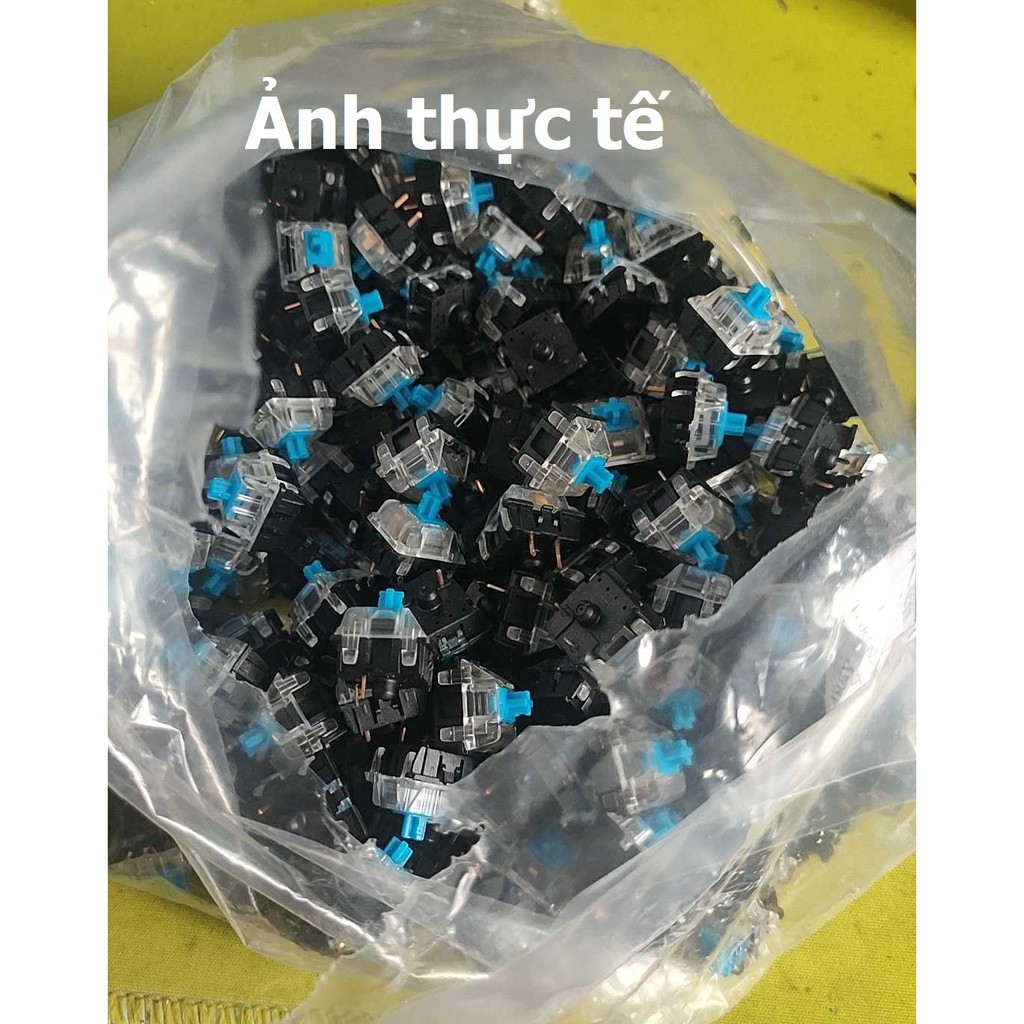 Công tắc phím cơ Gateron switch bàn phím cơ custom, thay thế Chính hãng mới 100% Mechanical keyboard Blue Gateron switch