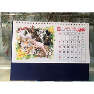 Lịch để bàn in hình em bé