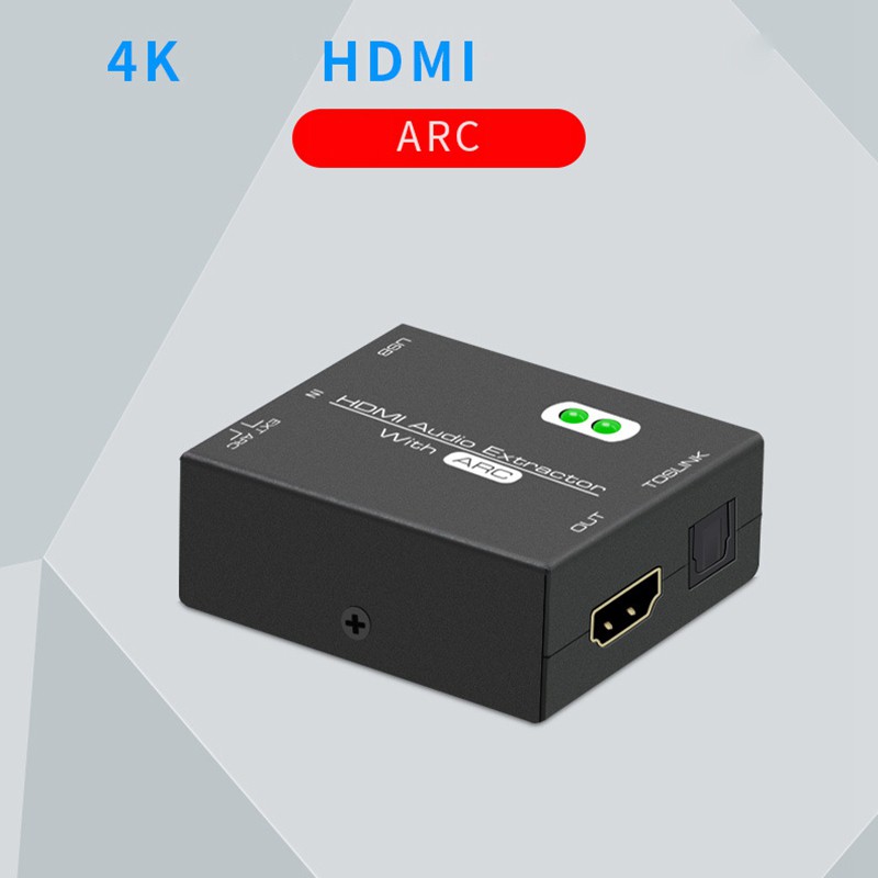 Bộ Chuyển Đổi Âm Thanh 4k Hdmi Spdif 5.1 Hỗ Trợ Arc Cho Tv Box Ps4 Dvd Blu-Ray