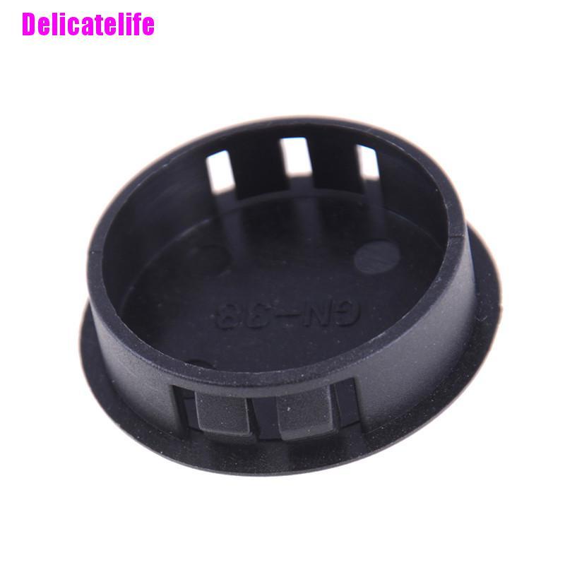 Set 4 Nắp Nhựa Đậy Lỗ Cắm Tròn Màu Đen Ốp