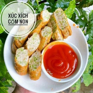 Xúc xích cốm non túi 500g