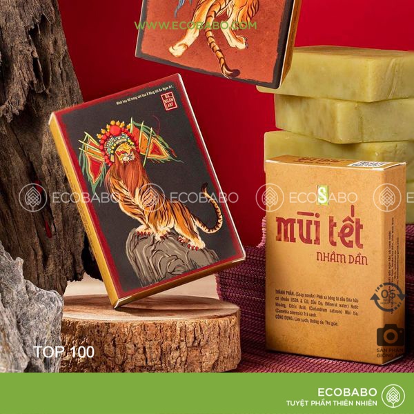 Xà bông  hương Mùi già Sinh Dược -Size 120Gram- Ecobabo