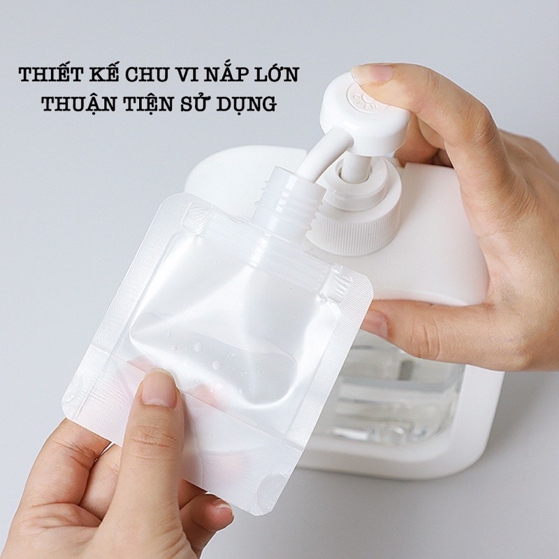 Túi chiết mỹ phẩm mini du lịch Túi rỗng dùng chiết mỹ phẩm du lịch tiện dụng cho dầu gội/sữa tắm/sữa dưỡng