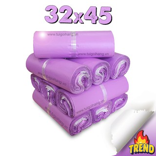 Túi Gói Hàng Ship COD Vật Liệu Mới Tím Gia Cường Size 32x45cm - Tuigoihang.vn