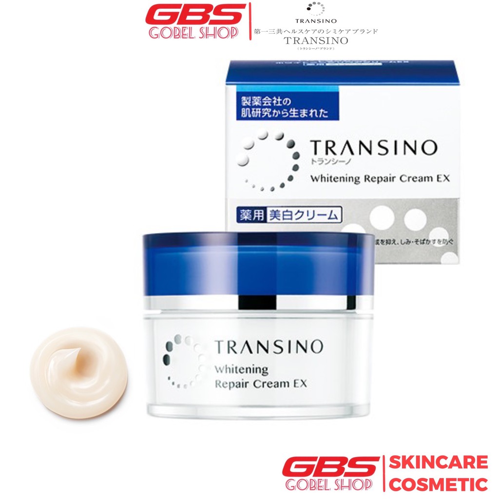 Kem Dưỡng Trắng Da, Mờ Thâm Nám Ban Đêm Transino Whitening Repair Cream EX 35g