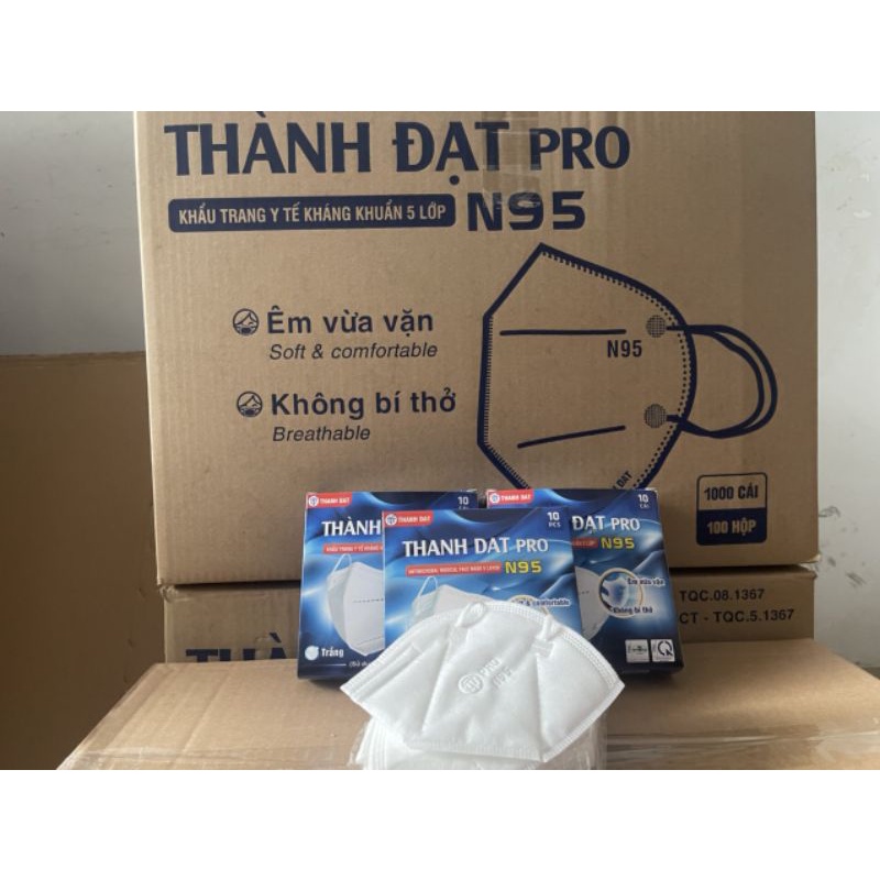 sỉ thùng khẩu trang N95 thành đạt pro 1000 cái