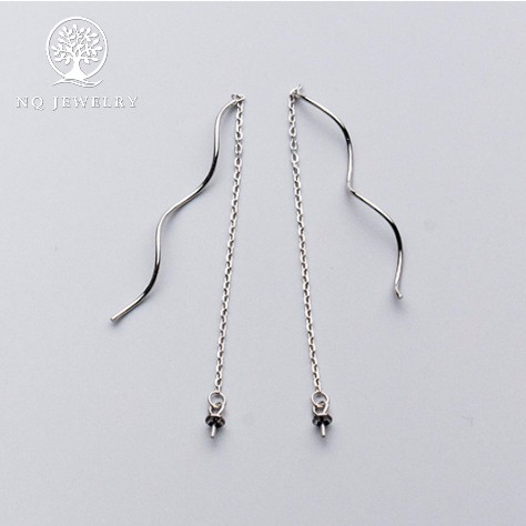 Charm bạc phụ kiện làm bông tai - NQ Jewelry