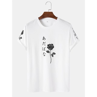 Áo phông Black Róse Trắng