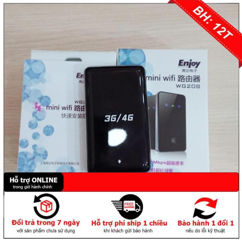 [BH12TH] [CHÍNH HÃNG] BỘ PHÁT WIFI SIM 3G, 4G Enjoy | BigBuy360 - bigbuy360.vn