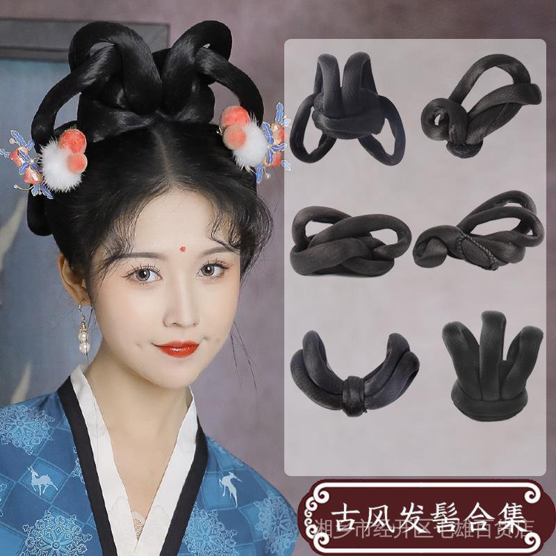 Búi Tóc Giả Phong Cách Trung Hoa Cổ Điển Cho Nữ
