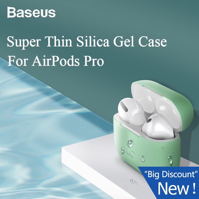 Bao Silicone siêu mỏng cho Airpod Pro chính hãng Baseus