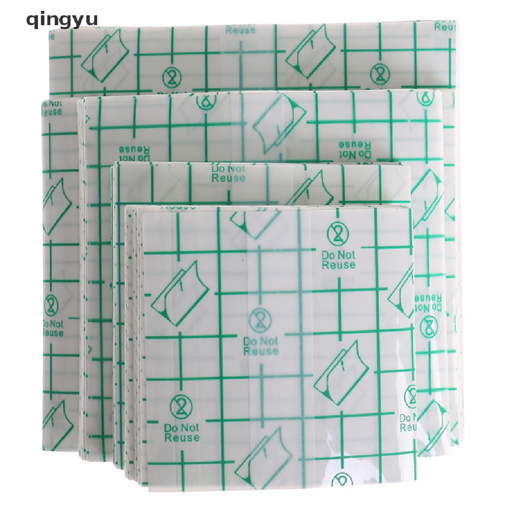 [Hàng mới về] Set 100 miếng băng keo y tế pu chống thấm nước dùng cố định vết thương khi tắm