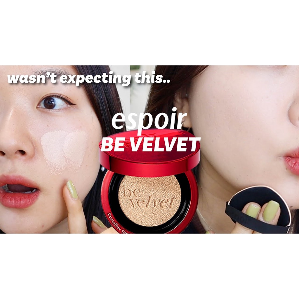 Phấn Nước Espoir Pro Tailor Be Velvet Cushion SPF34 PA++
