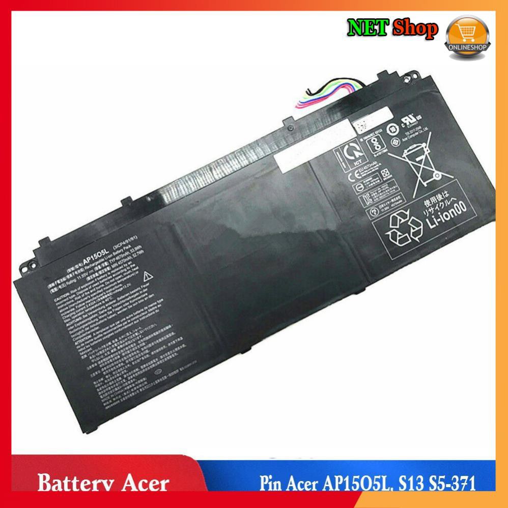 ⚡ Pin ACER S5-371 AP15O5L AP1503K Zin