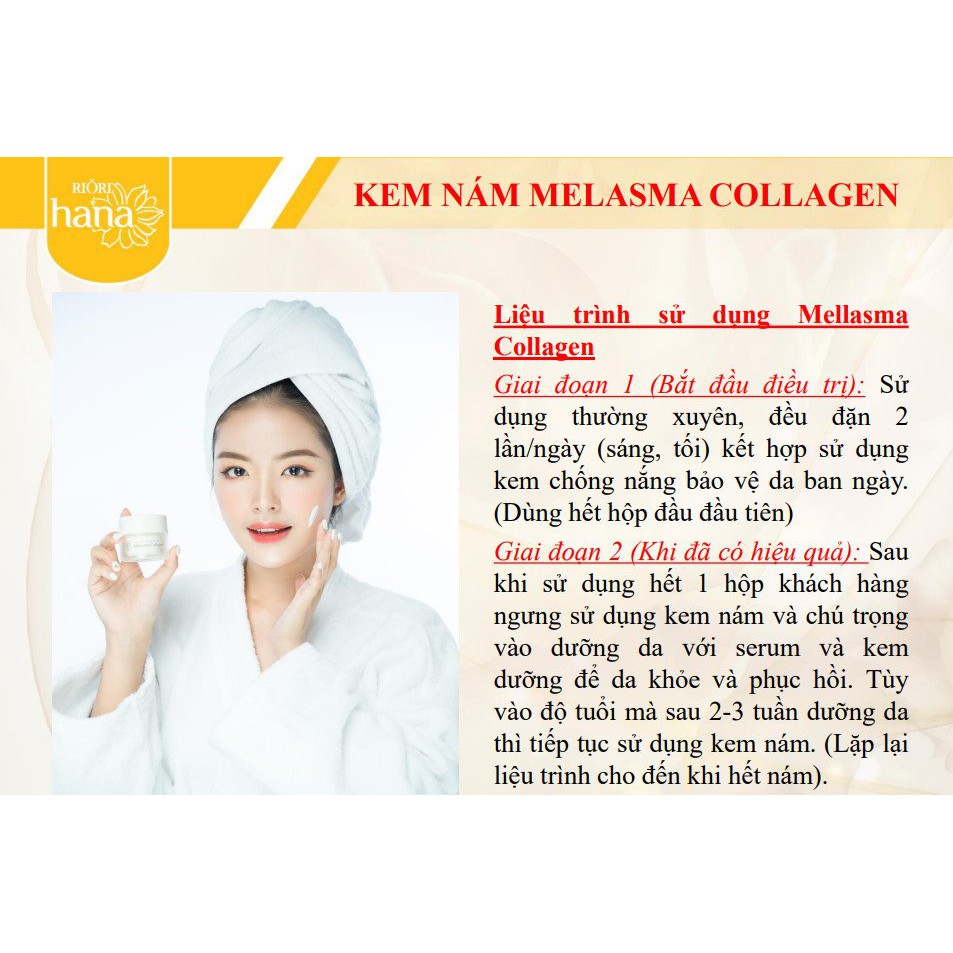 Kem Ngừa Nám RIORI MELASMA COLLAGEN CREAM 30g (Mới)