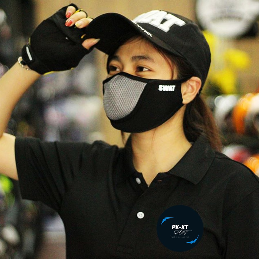 Khẩu trang vải 3 lớp chống bụi, chống nắng [swat] | BigBuy360 - bigbuy360.vn