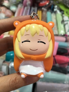 Móc khóa búp bê chibi quàng khăn đỏ siu cute