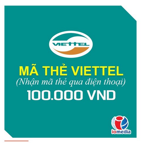 Mã Thẻ ĐT Viettel 100K