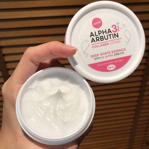Kem Dưỡng Trắng Da Body Alpha Arbutin 3 Plus Collagen Cream Thái Lan 100ml Dưỡng Trắng Hiệu Quả, Chống Tia UV - LAIHCMN