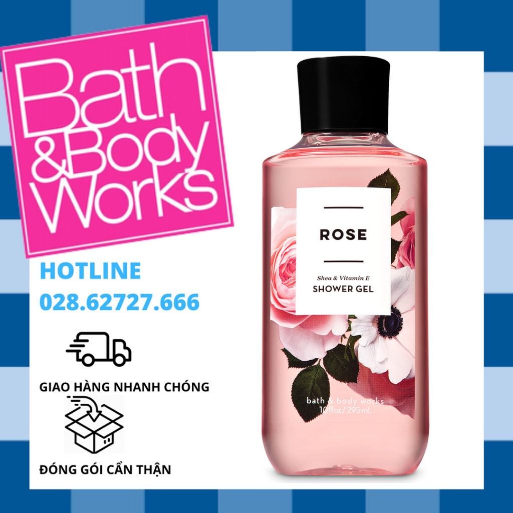 Sữa Tắm Bath And Body Works - Rose Shower Gel (295ml)