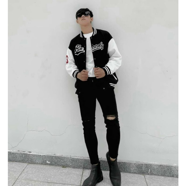 áo khoác bomber unisex, áo khoác cặp đôi Bmoody