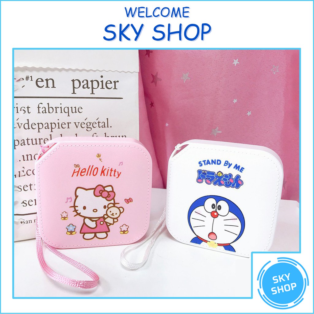 Sạc Dự Phòng hình Hello Kitty - Doremon (Có Dây Đeo) Dễ Thương