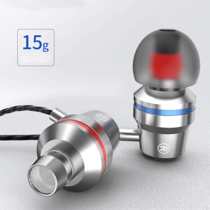 Tai nghe nhét tai điện thoại in ear gaming có dây a1 chính hãng giá rẻ nghe nhạc chống ồn chống nước cho laptop máy tính