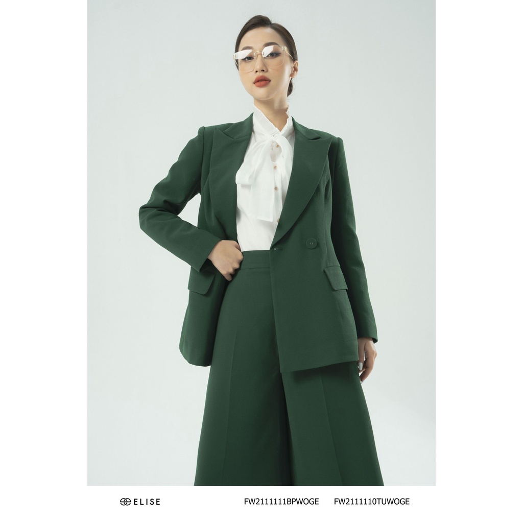 Áo blazer xanh lá thiết kế Elise FW2111110TUWOGE