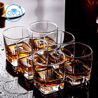 Bộ 12 Ly Thủy Tinh Góc Vuông Uống Trà Đá TVPVL