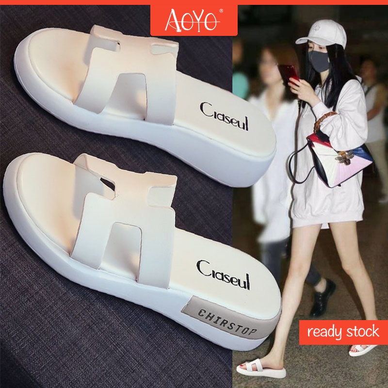Dép Sandal Đế Xuồng Thoáng Khí Thời Trang Cho Nữ