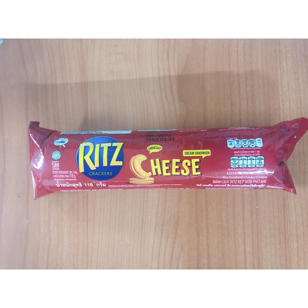 Bánh quy RITZ dạng thỏi vị Phô Mai