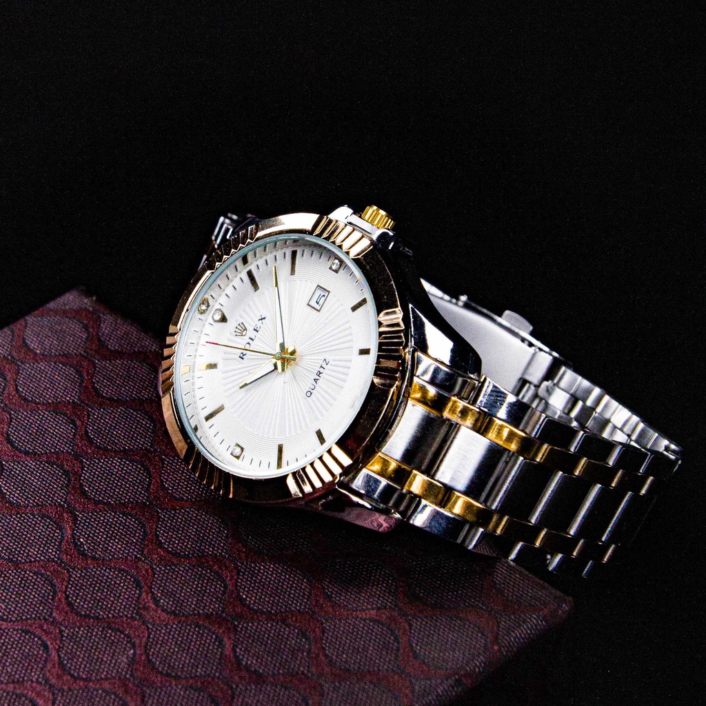 Đồng hồ nam dây thép Rolex dây thép cao cấp không gỉ mặt kính chống xước, chống nước sang trọng - Bảo hành 12 Tháng | BigBuy360 - bigbuy360.vn