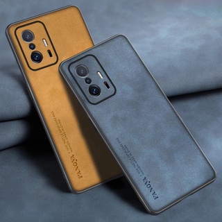 Ốp Điện Thoại Da PU Chống Sốc Phong Cách Vintage Cho Xiaomi 11T / 11T Pro