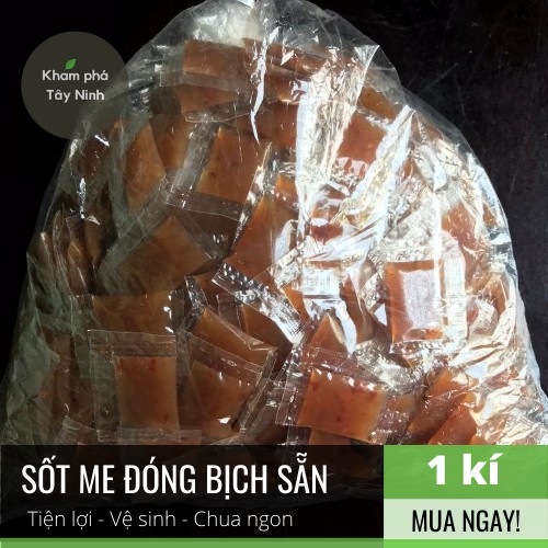 [5kg, ảnh thật] Nước sốt me đóng bịch sẵn dùng làm bánh tráng trộn và bánh trang me Tây Ninh