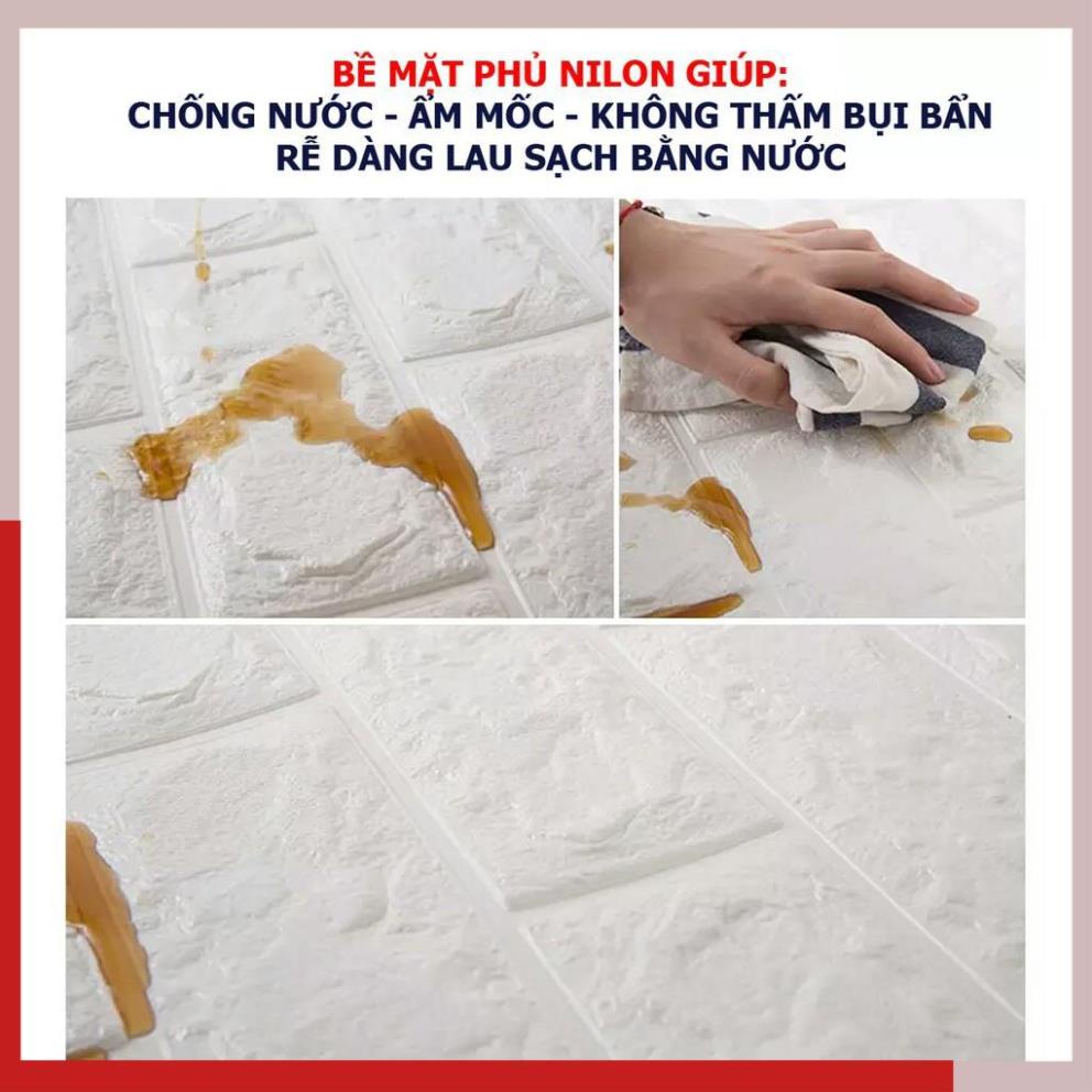 Xốp dán tường giả gạch 3D - Khổ lớn 70x77cm | BigBuy360 - bigbuy360.vn