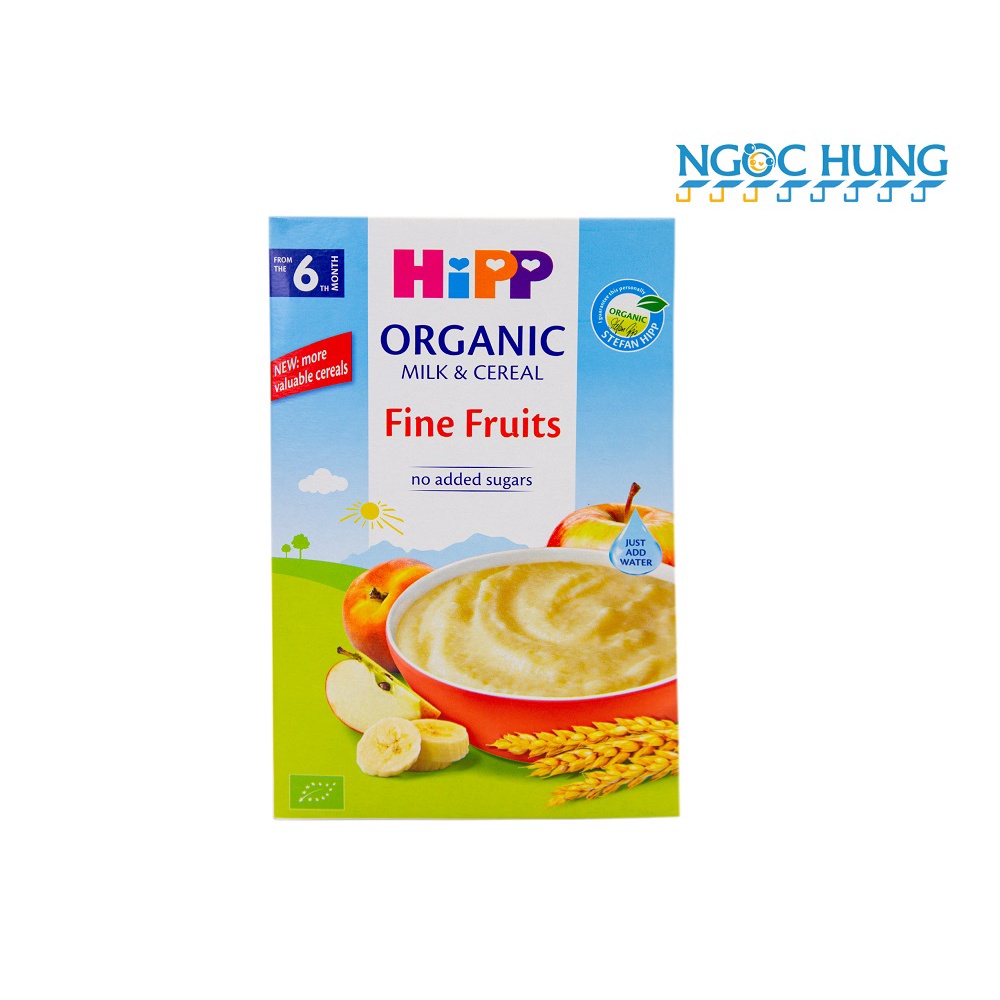 Bột ăn dặm Hipp Organic hộp giấy 200g cho bé