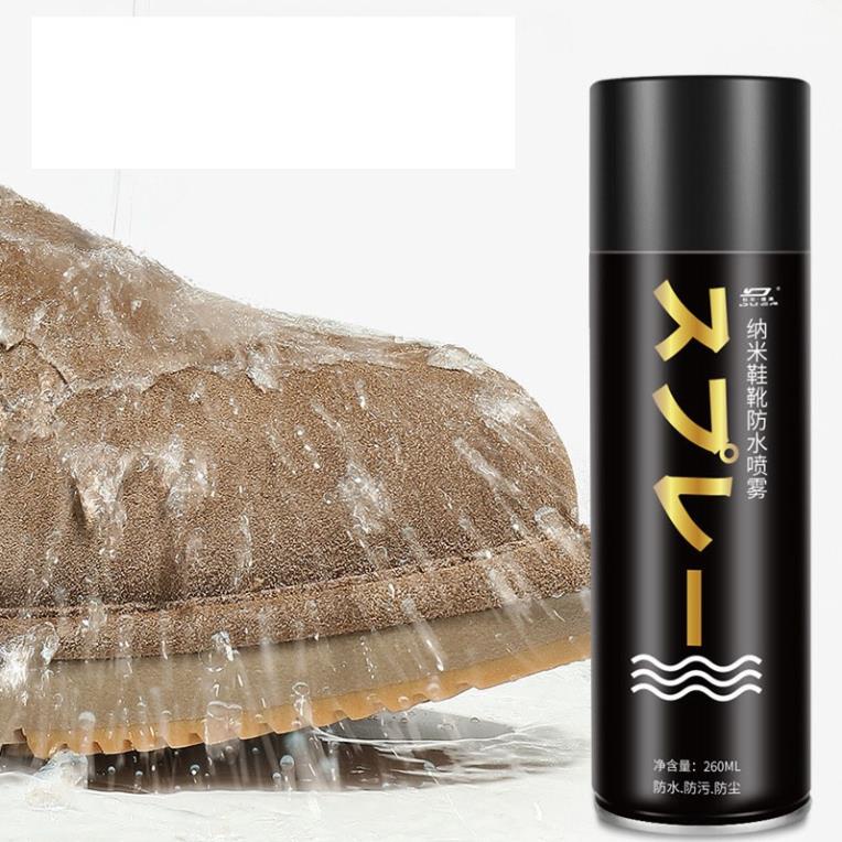 KAYFIA - Bình xịt nano chống thấm nước, bụi bẩn cho giày túi, ví, áo da, mũ nón cao cấp