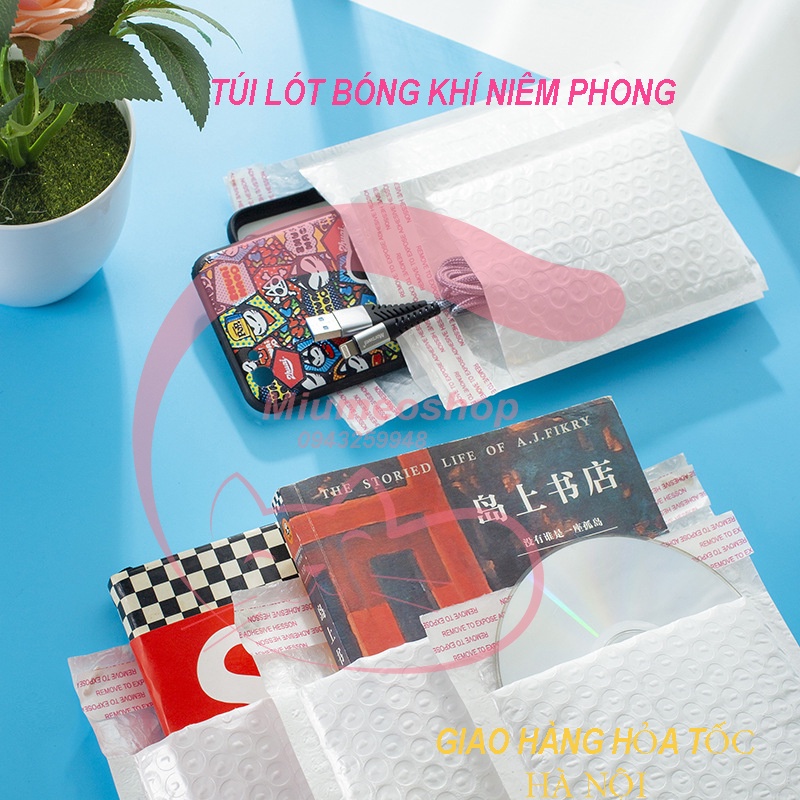 [SIÊU RẺ - Size nhỏ]  Combo200 Túi bóng khí - Túi nilong lót bóng khí xốp hơi ship gửi hàng, gói hàng, đóng hàng an toàn