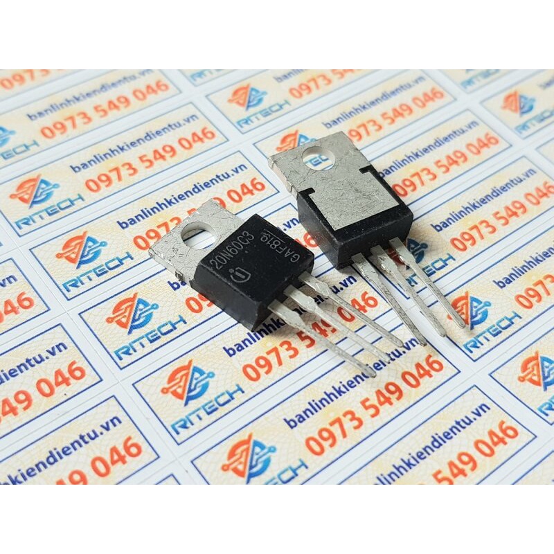 20N60C3, 20N60 Mosfet Kênh-N 20A/600V TO-220
