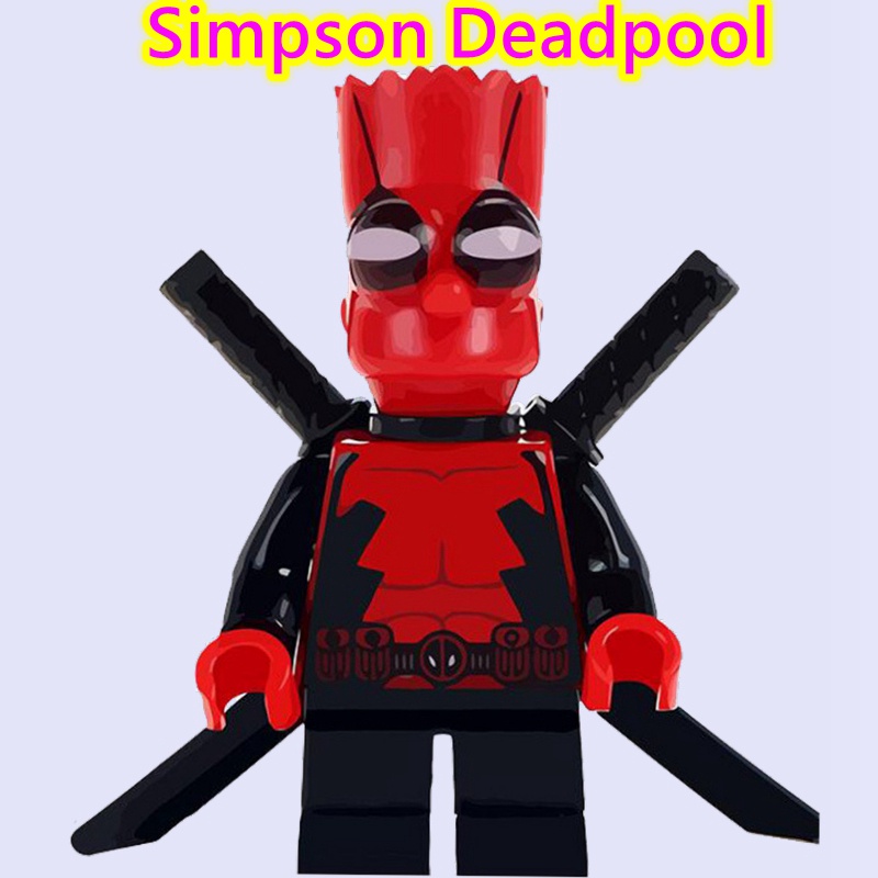 Đồ Chơi  Lắp Ráp Mô Hình Nhân Vật Deadpool Mini Dễ Thương Cho Bé