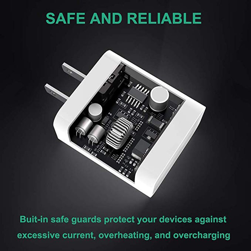 Củ sạc nhanh Qc3.0 20w Pd thiết kế cho IP12 Pro Max USB C C2L