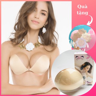 Dán Nâng Ngực Đệm Bàn Tay 3D Tròn Tạo Khe Dán Ngực Cánh Tiên Hiệu Quả Loại Vải Nhung Mềm Dùng Nhiều Lần Form Chuẩn Ngự