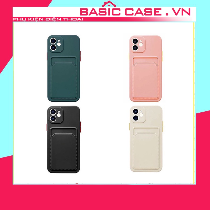 Ốp lưng iphone ốp TPU bảo vệ camera lưng kèm túi ví iphone 6/6plus/7 /8/7plus/x/xsmax /11/12/13/pro/max/promax/s/plus