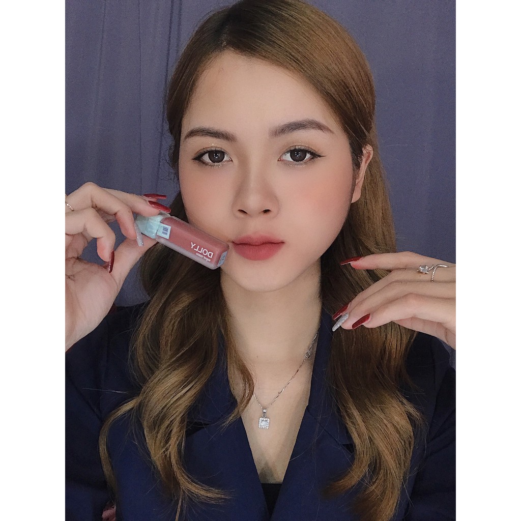 [12 Nâu Nude] Son Kem Lì Dolly Super Matte Không Chì Màu Nâu Nude Tont Tây | BigBuy360 - bigbuy360.vn