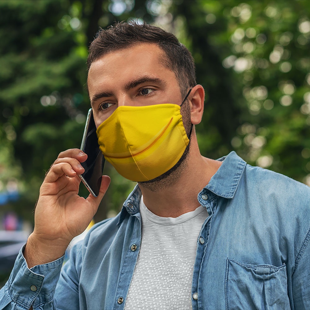Khẩu trang dễ thương thú cưng trẻ em vui nhộn đáng yêu hoạt hình Mặt Cảm Xúc EMOJIS CARTWELL chất liệu vải mềm phòng ô n